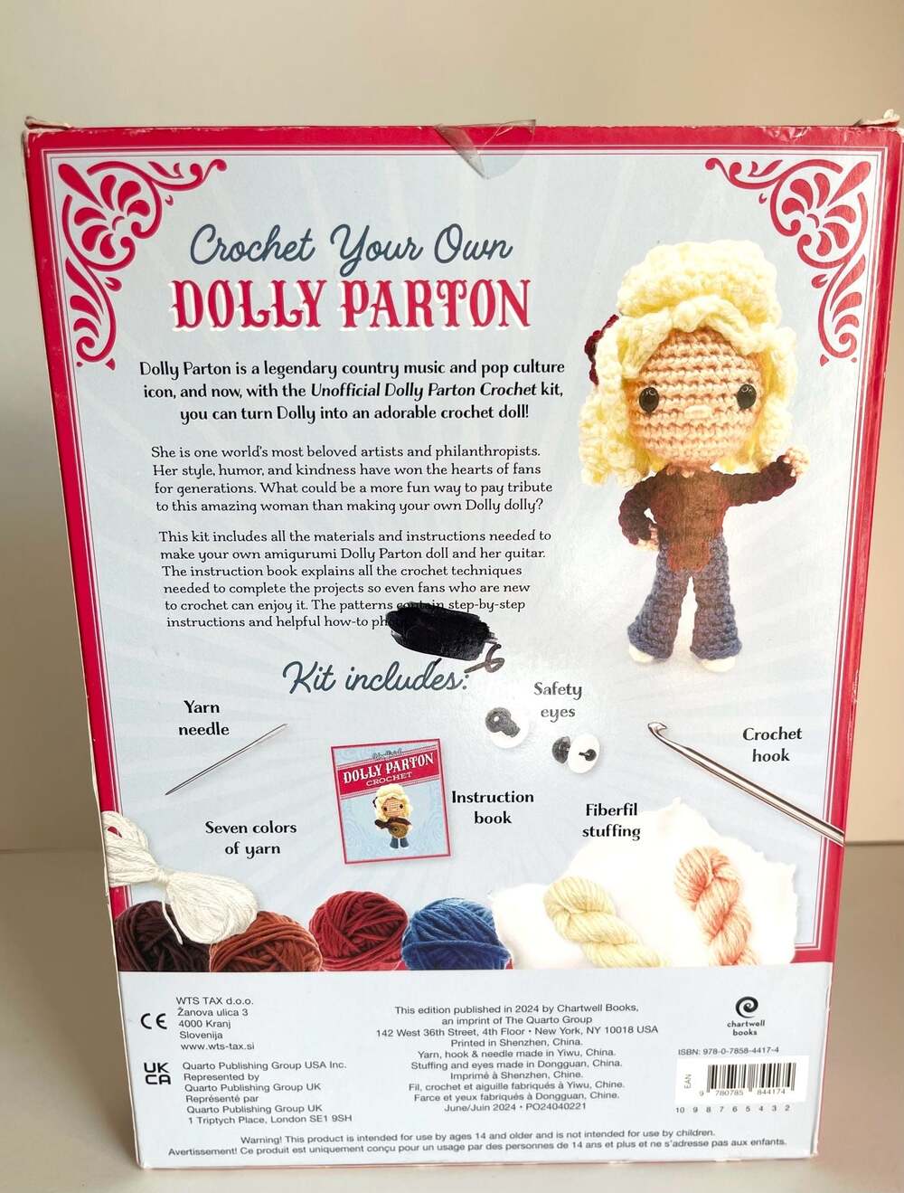 Unofficial Dolly Parton Crochet Kit - Picture 3 of 4